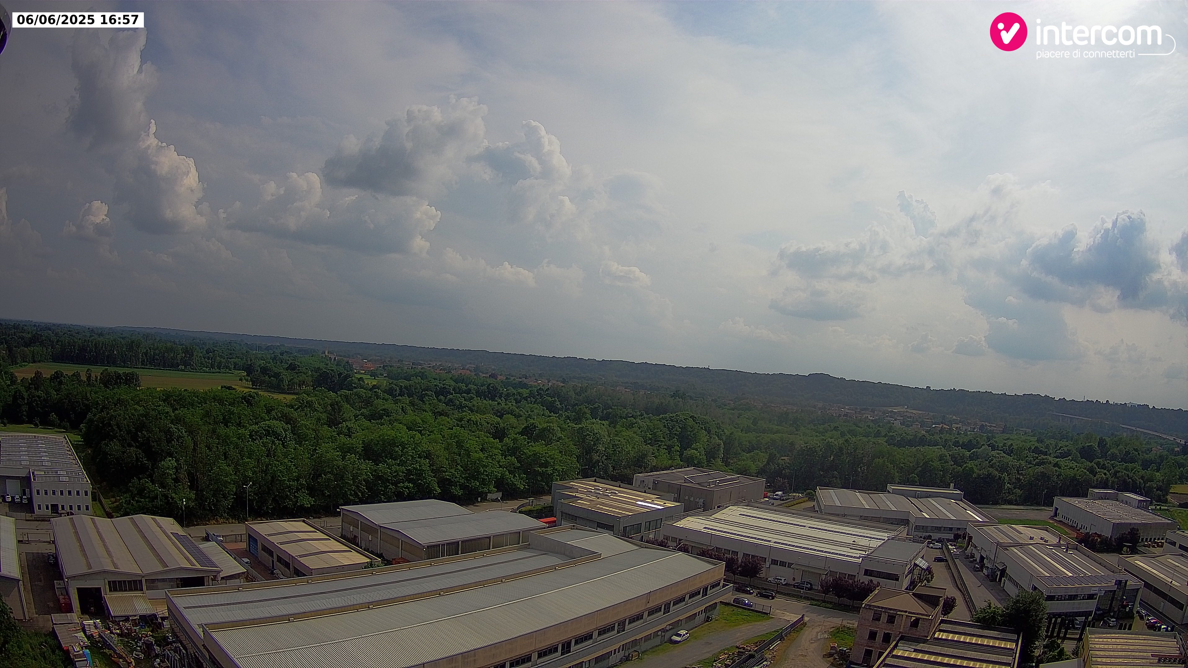 immagine della webcam nei dintorni di Milano Malpensa: webcam Vaprio d'Agogna